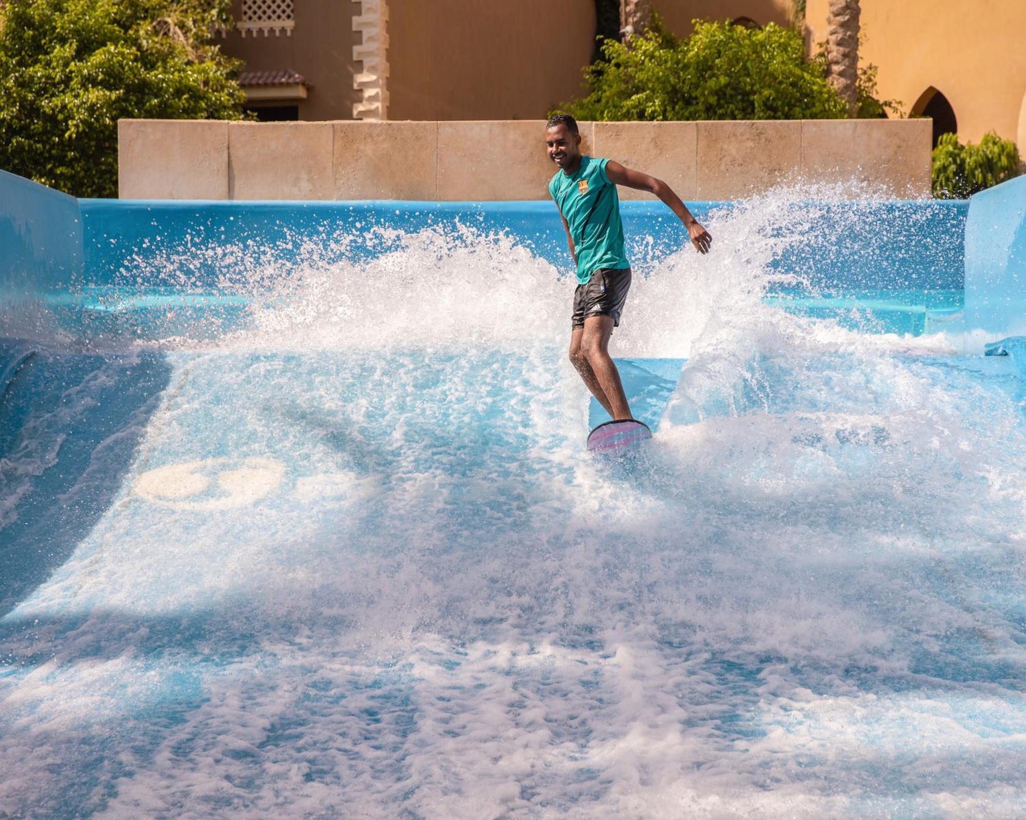 Hotel Grand Waterworld Makadi Family Star - Couples And Families Only Hurghada Esterno foto FlowRider